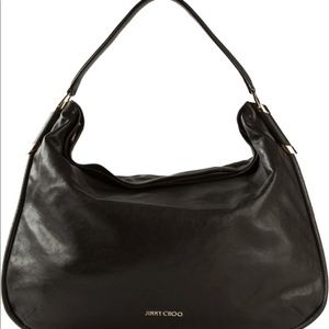 Jimmy Choo Zoe Leather Hobo Shoulder Bag